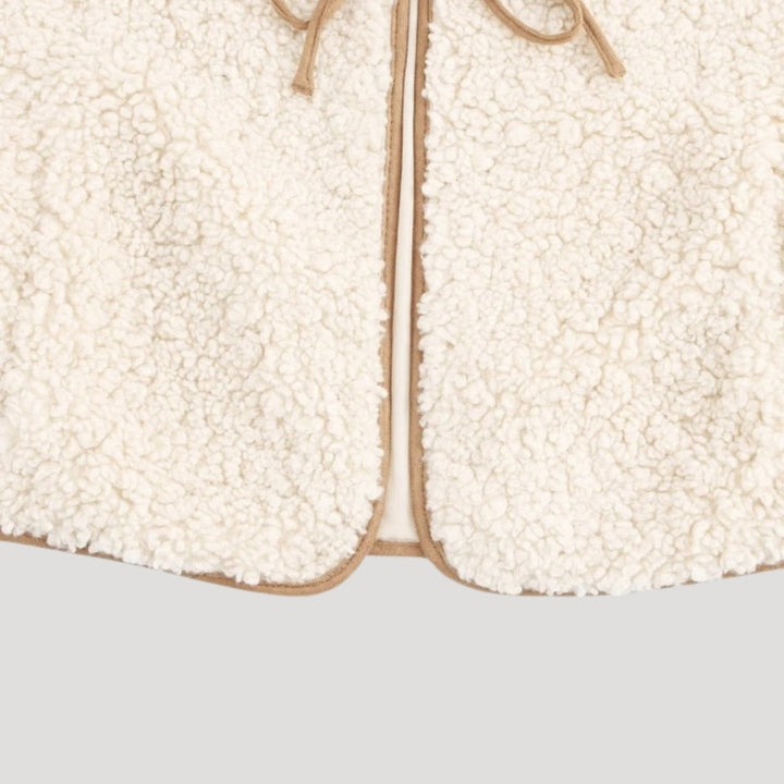 Henriette | Dame Forårs Vest med Bindebånd foran