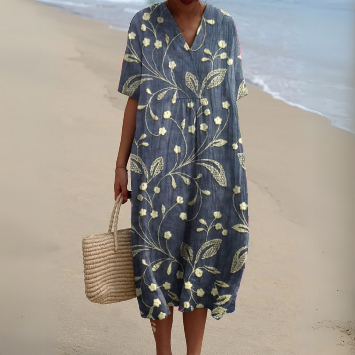 Epure | Elegant Blomstret Kjole Dame - Freya Kobenhavn