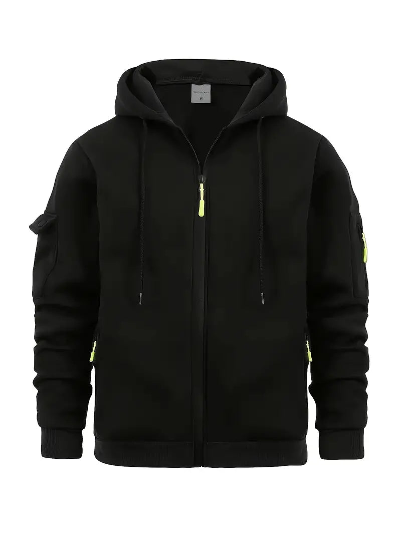 Robert | Herrernes Moderne Hel-zip Hoodie med Lommer - Freya Kobenhavn