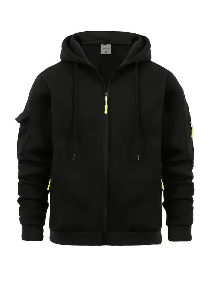 Robert | Herrernes Moderne Hel-zip Hoodie med Lommer - Freya Kobenhavn