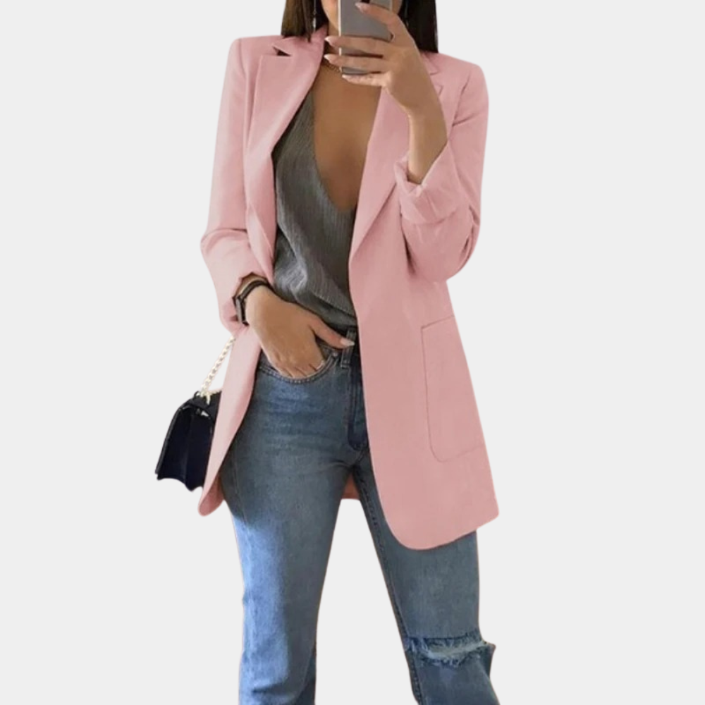 Jacoba | Stilfuld Casual Sort Blazer - Freya Kobenhavn