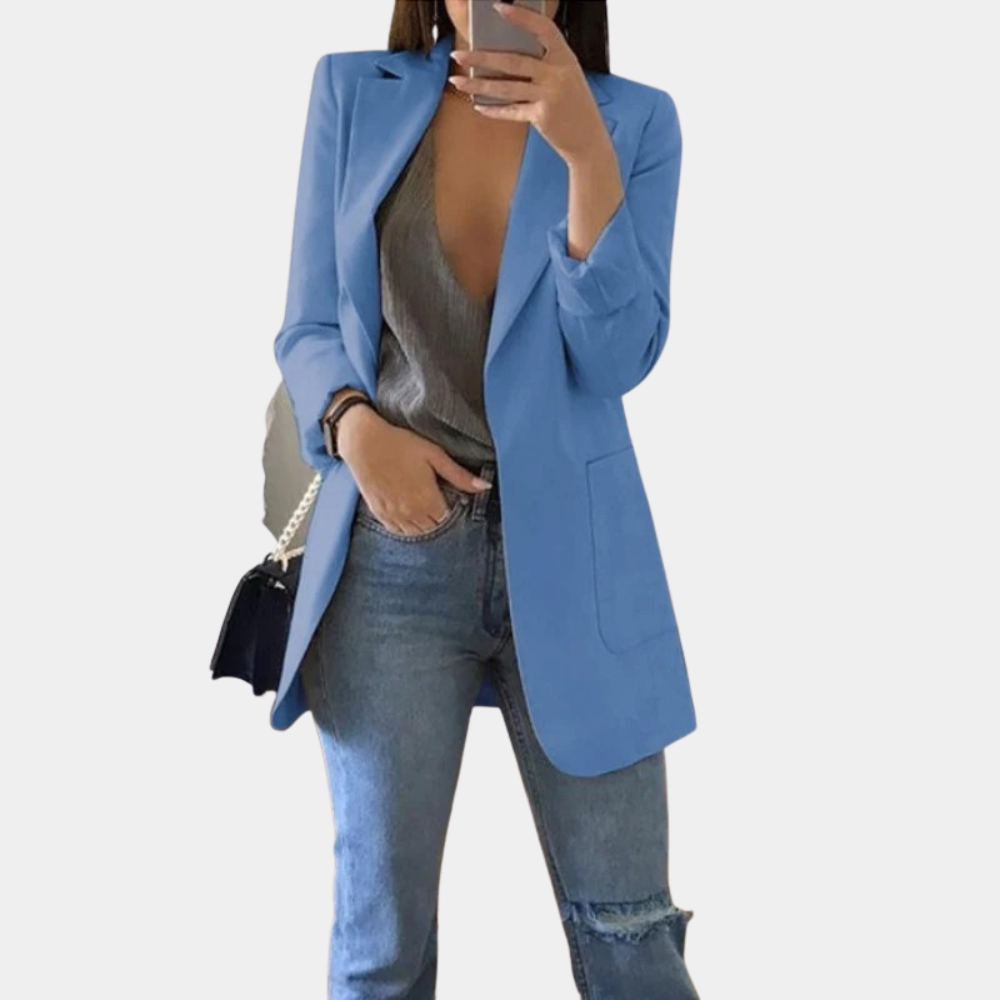 Jacoba | Stilfuld Casual Sort Blazer - Freya Kobenhavn