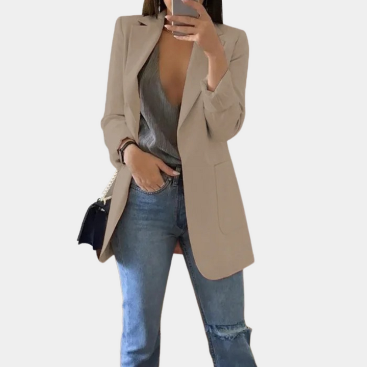 Jacoba | Stilfuld Casual Sort Blazer - Freya Kobenhavn