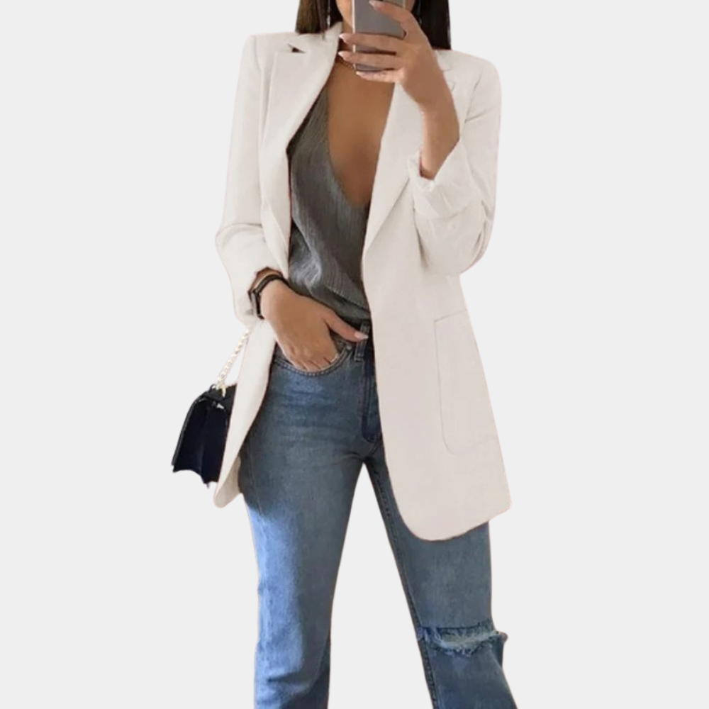 Jacoba | Stilfuld Casual Sort Blazer - Freya Kobenhavn