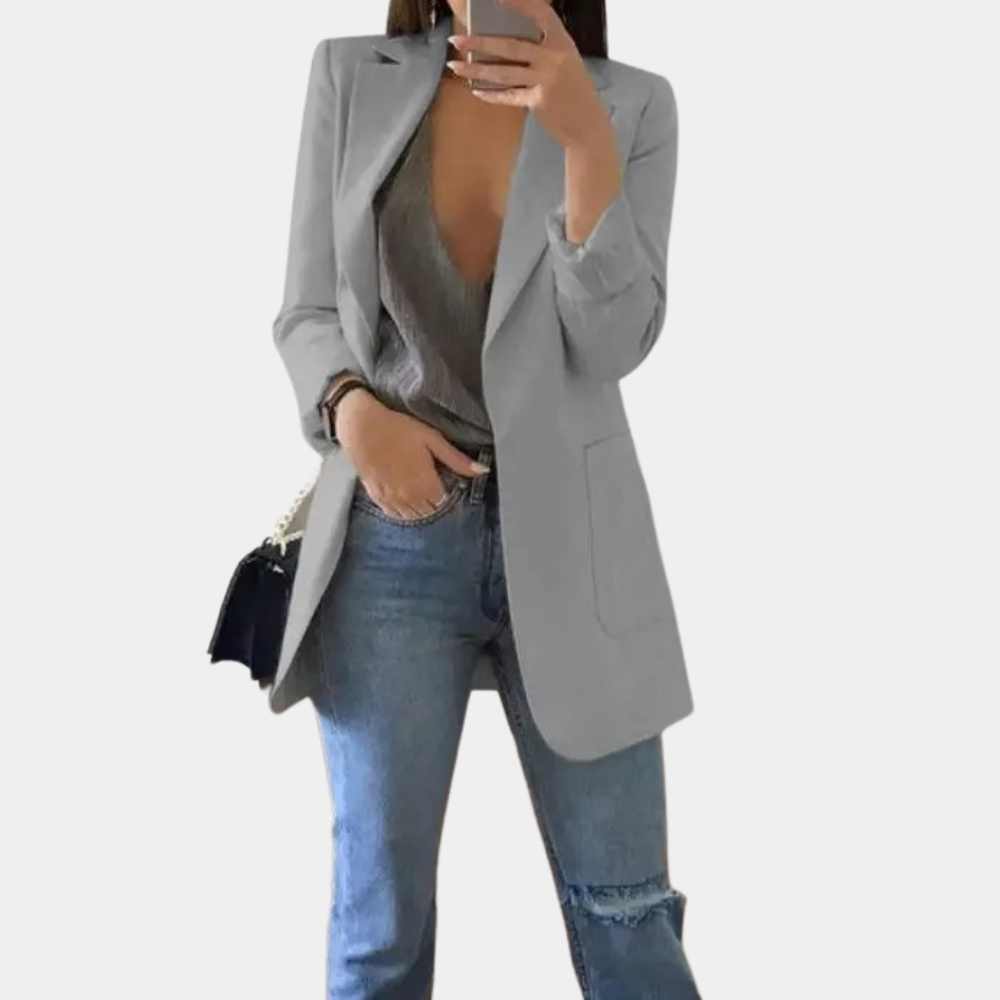 Jacoba | Stilfuld Casual Sort Blazer - Freya Kobenhavn