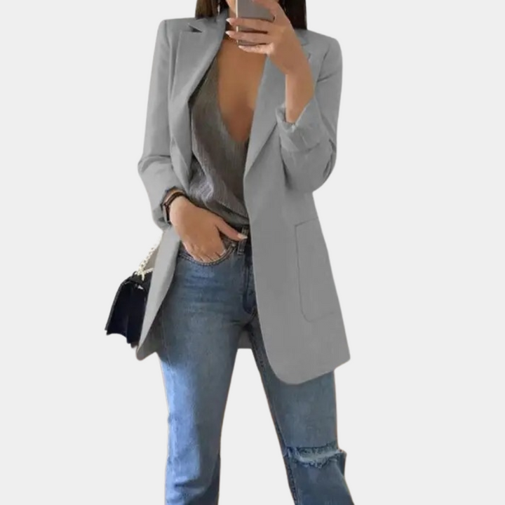 Jacoba | Stilfuld Casual Sort Blazer - Freya Kobenhavn