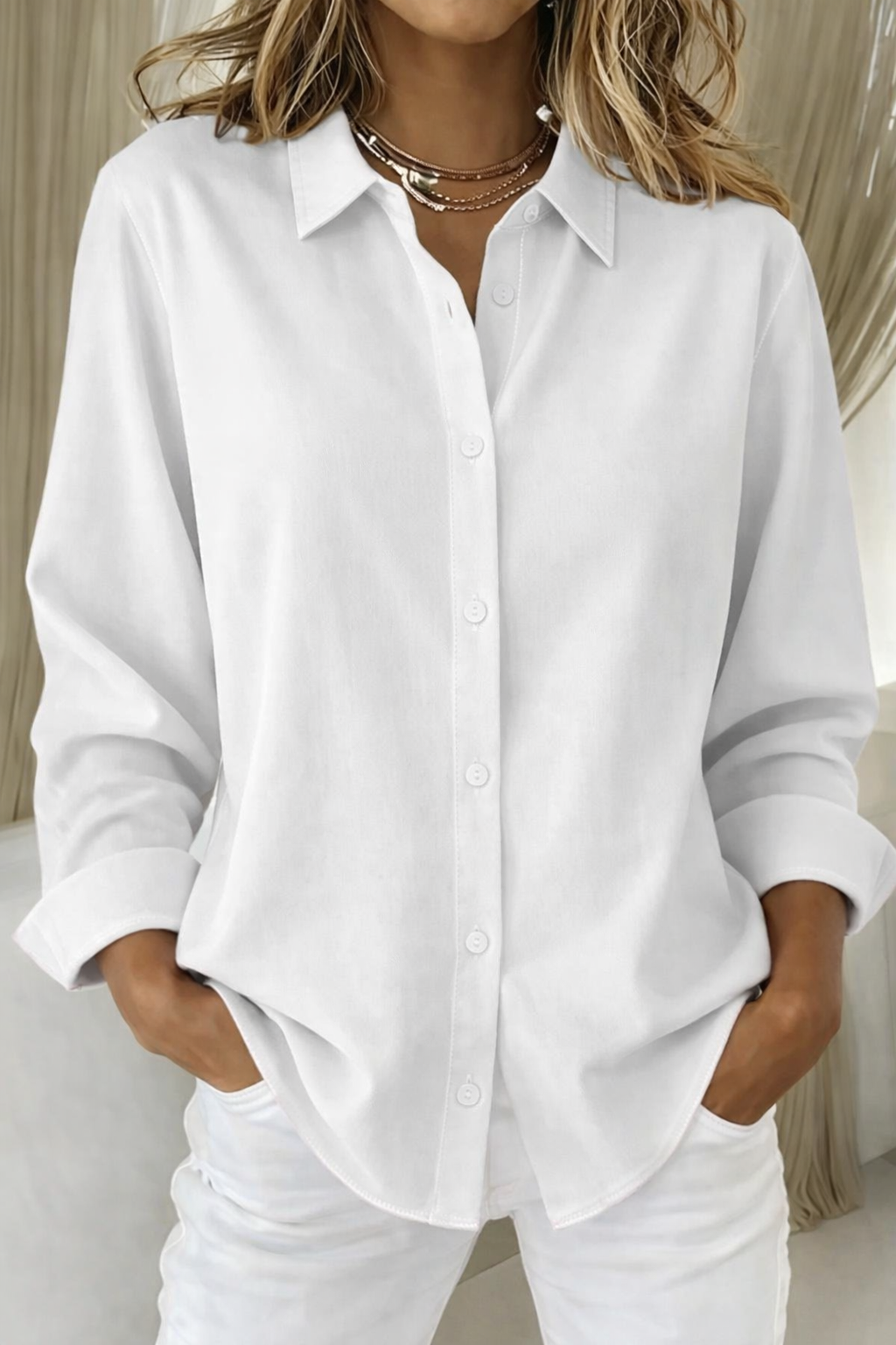 Sophie™ | Elegant Button Blouse - Freya Kobenhavn