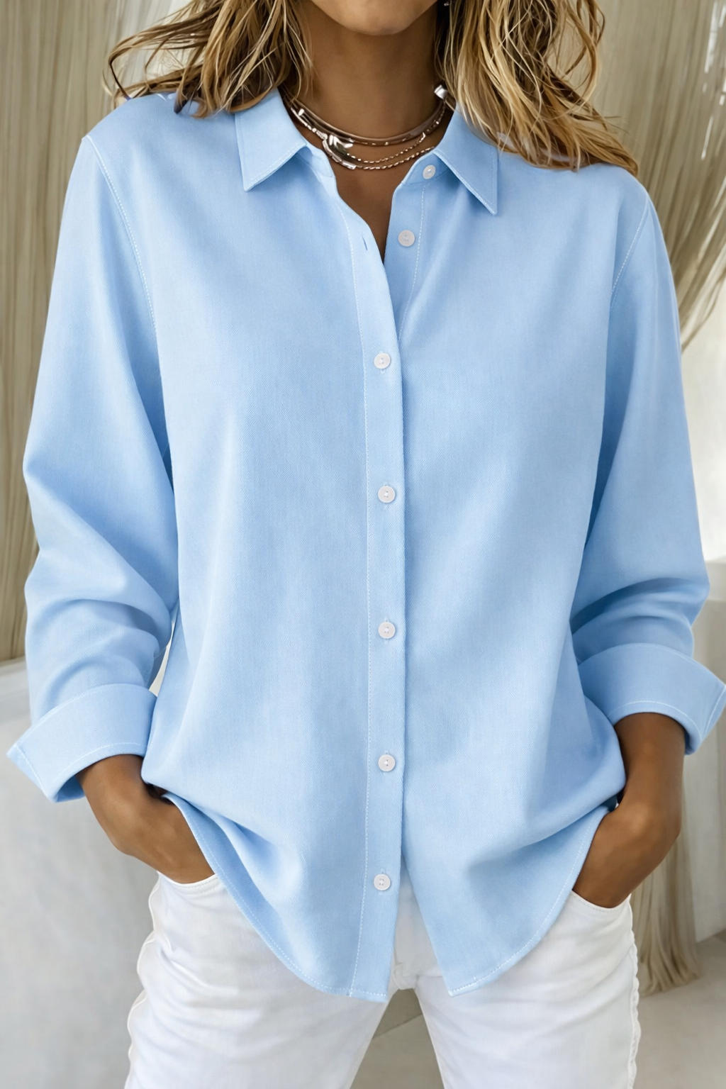 Sophie™ | Elegant Button Blouse - Freya Kobenhavn