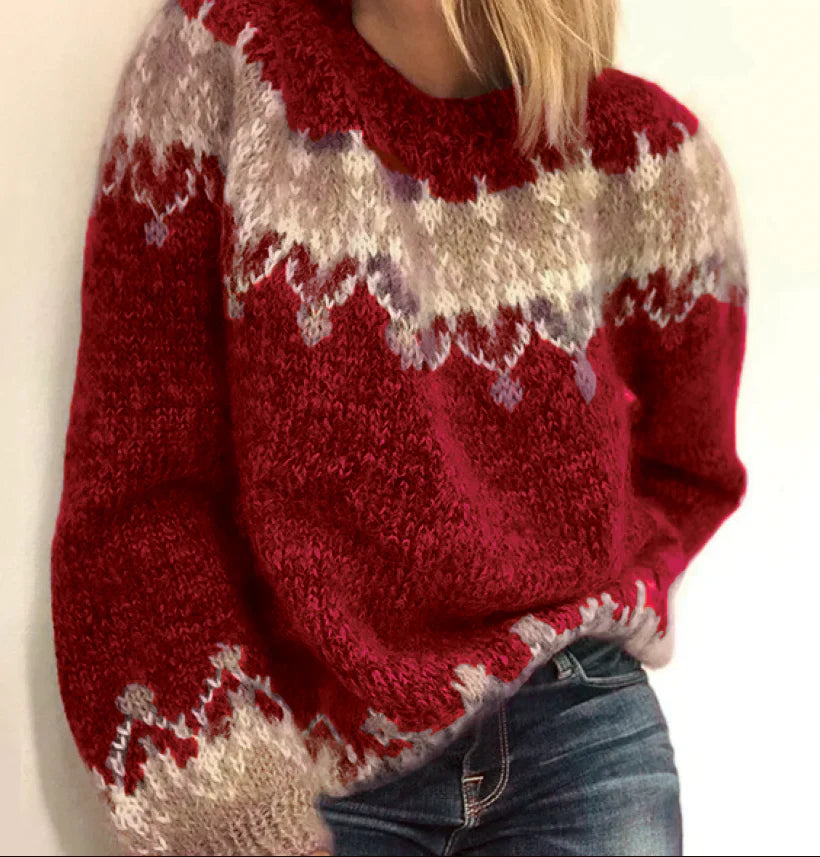Alberte | Hyggelig julesweater med afslappet pasform - Freya Kobenhavn