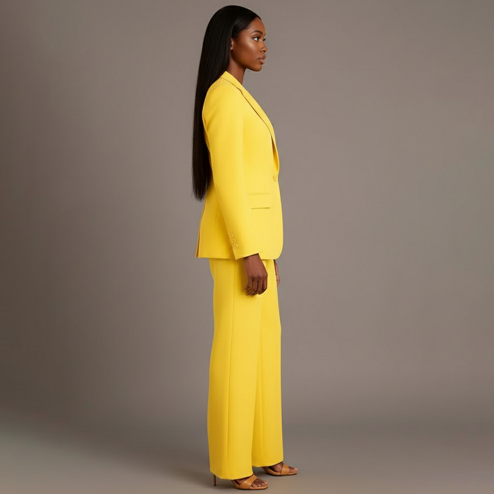 Silla | Chikt formelt jakkesæt med skræddersyet lang blazer til kvinder - Freya Kobenhavn