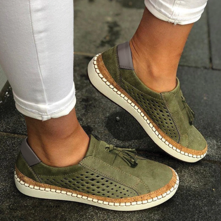 Karen | Dame Slip-On Platform Gå Sko