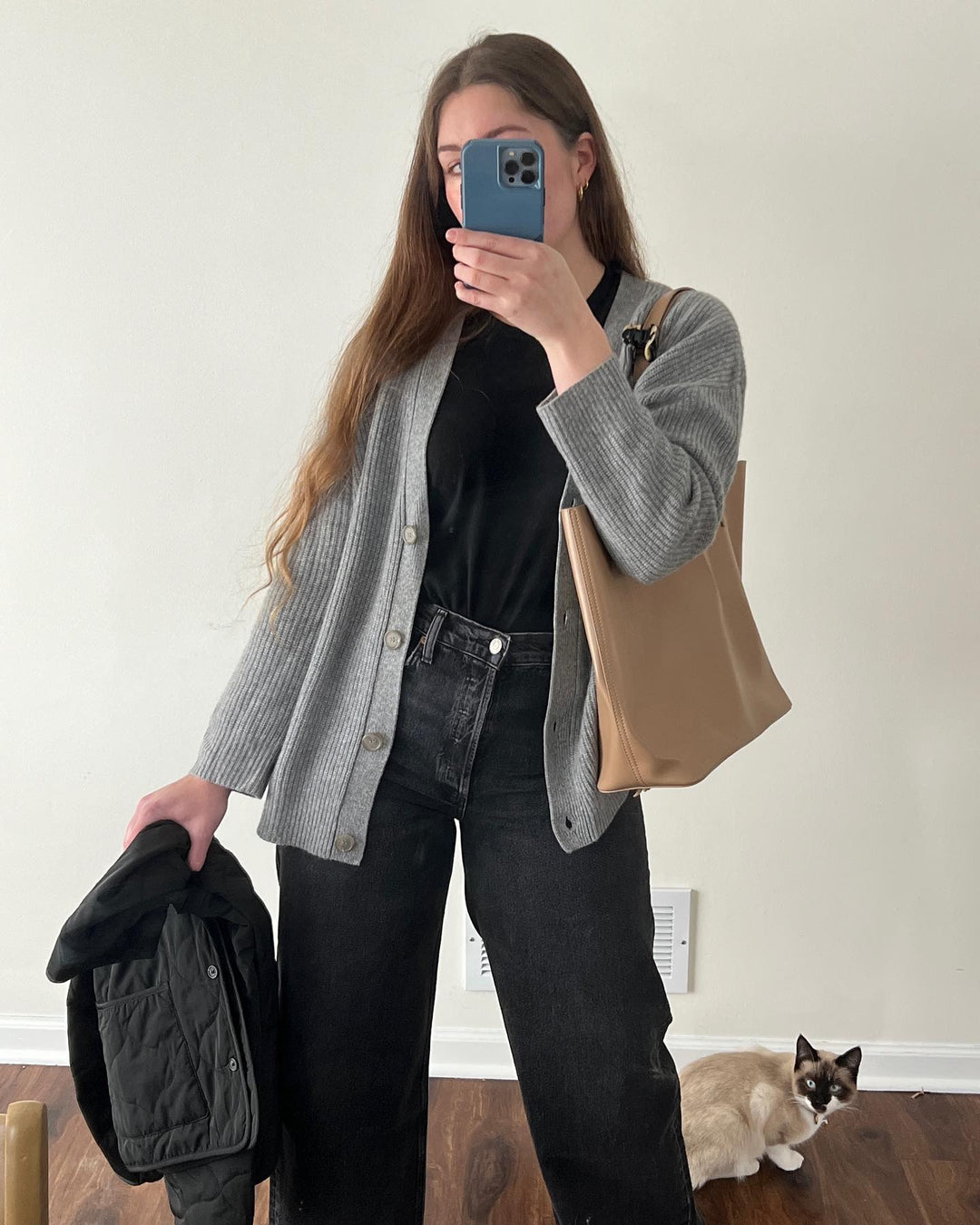 Minerva | Kvinde Hyggelig Knappelukning Strik Cardigan - Freya Kobenhavn