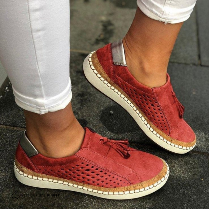 Karen | Dame Slip-On Platform Gå Sko