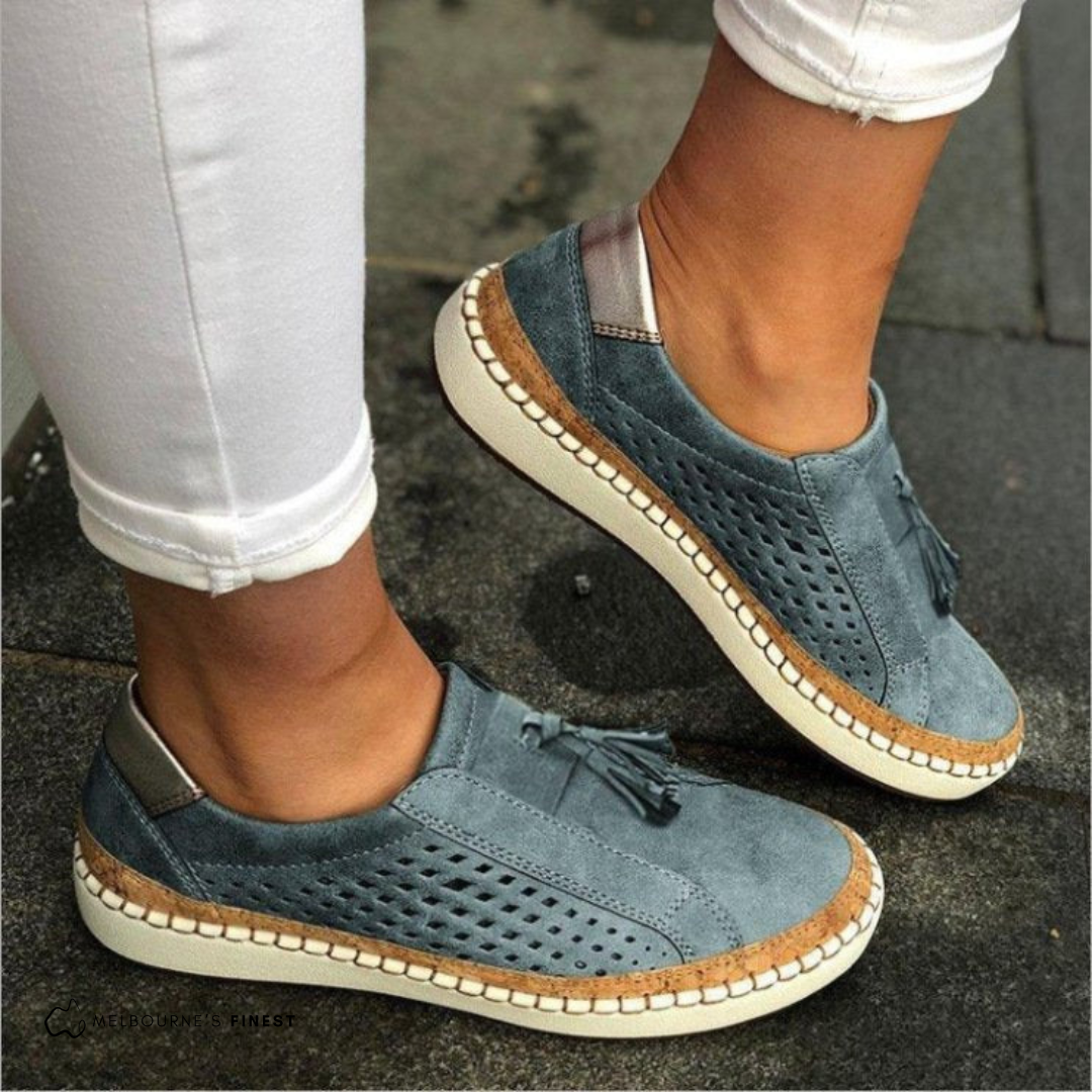 Karen | Dame Slip-On Platform Gå Sko