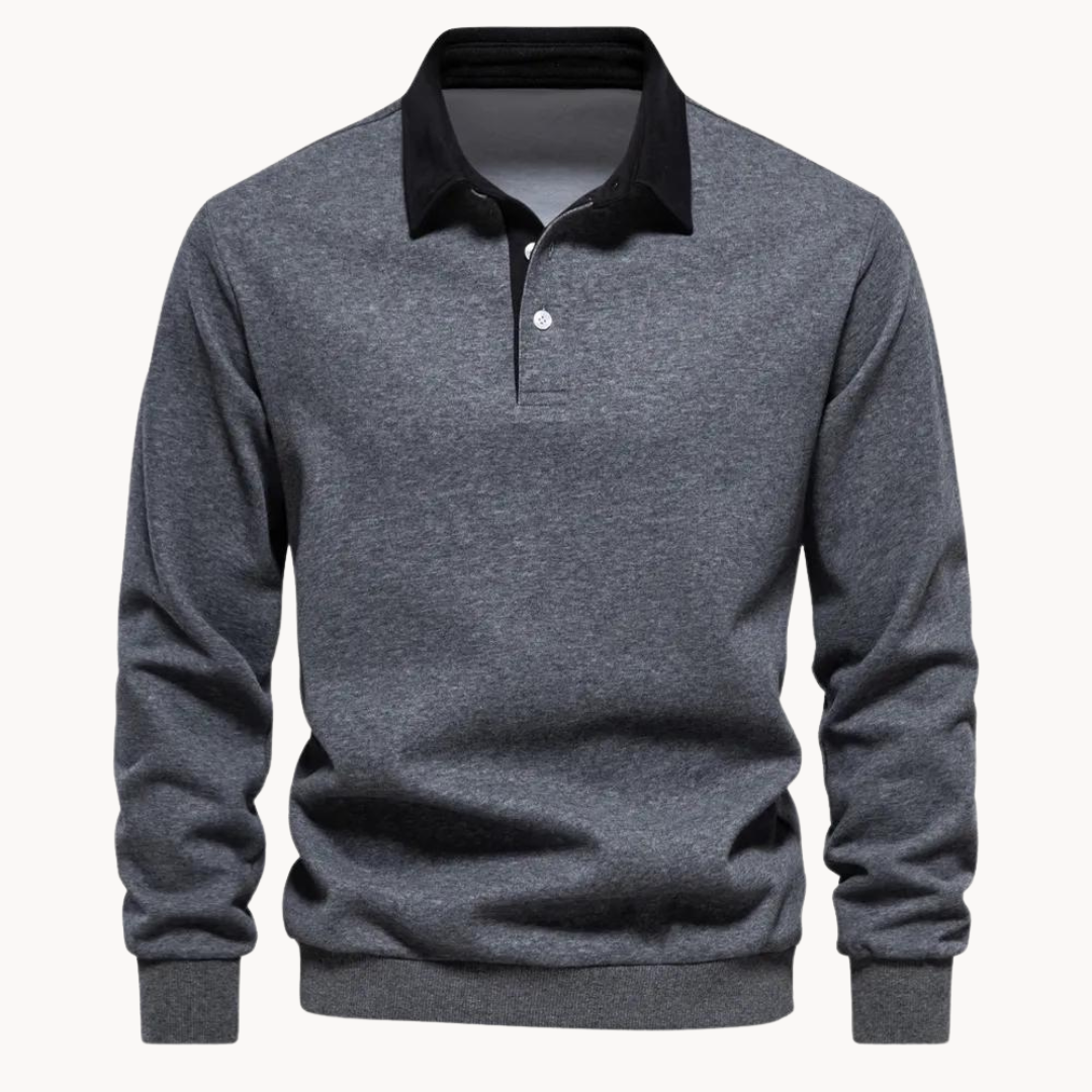 Martin | Herre Klassisk Polokrave Polo Sweatshirt - Freya Kobenhavn