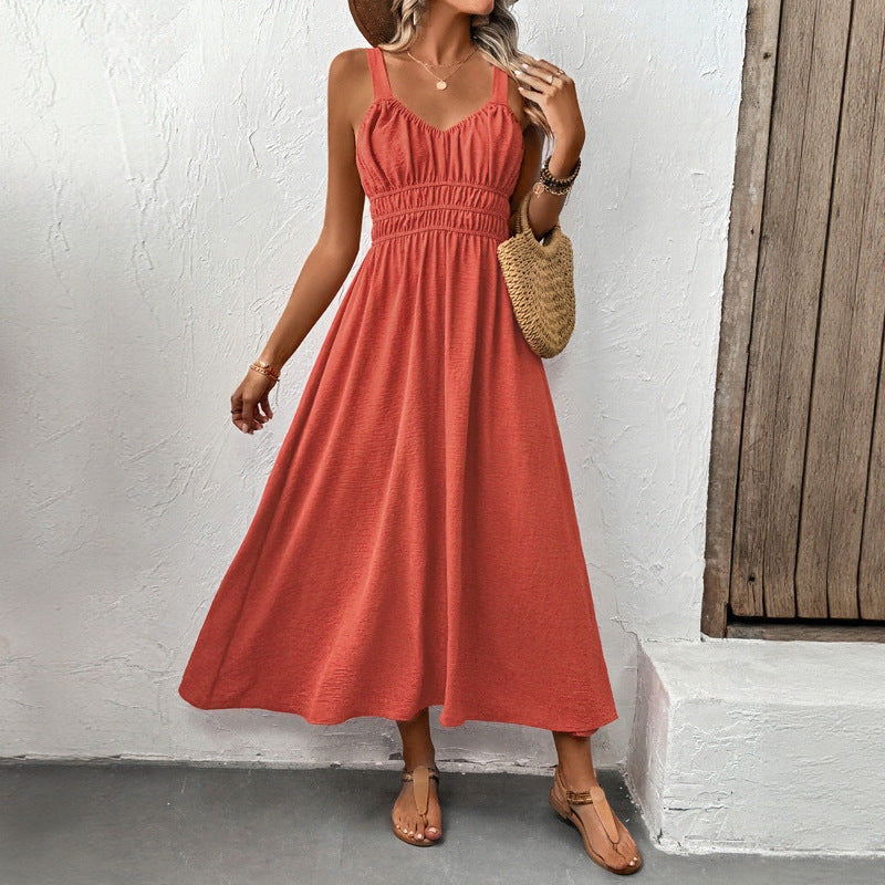 Silke | Kvinders Løs Pasform Hverdags Midi Kjole - Freya Kobenhavn