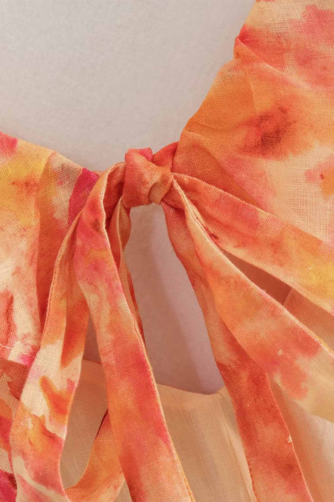 Charlotte | Blomstret Elegant Maxi Kjole Med Flæser