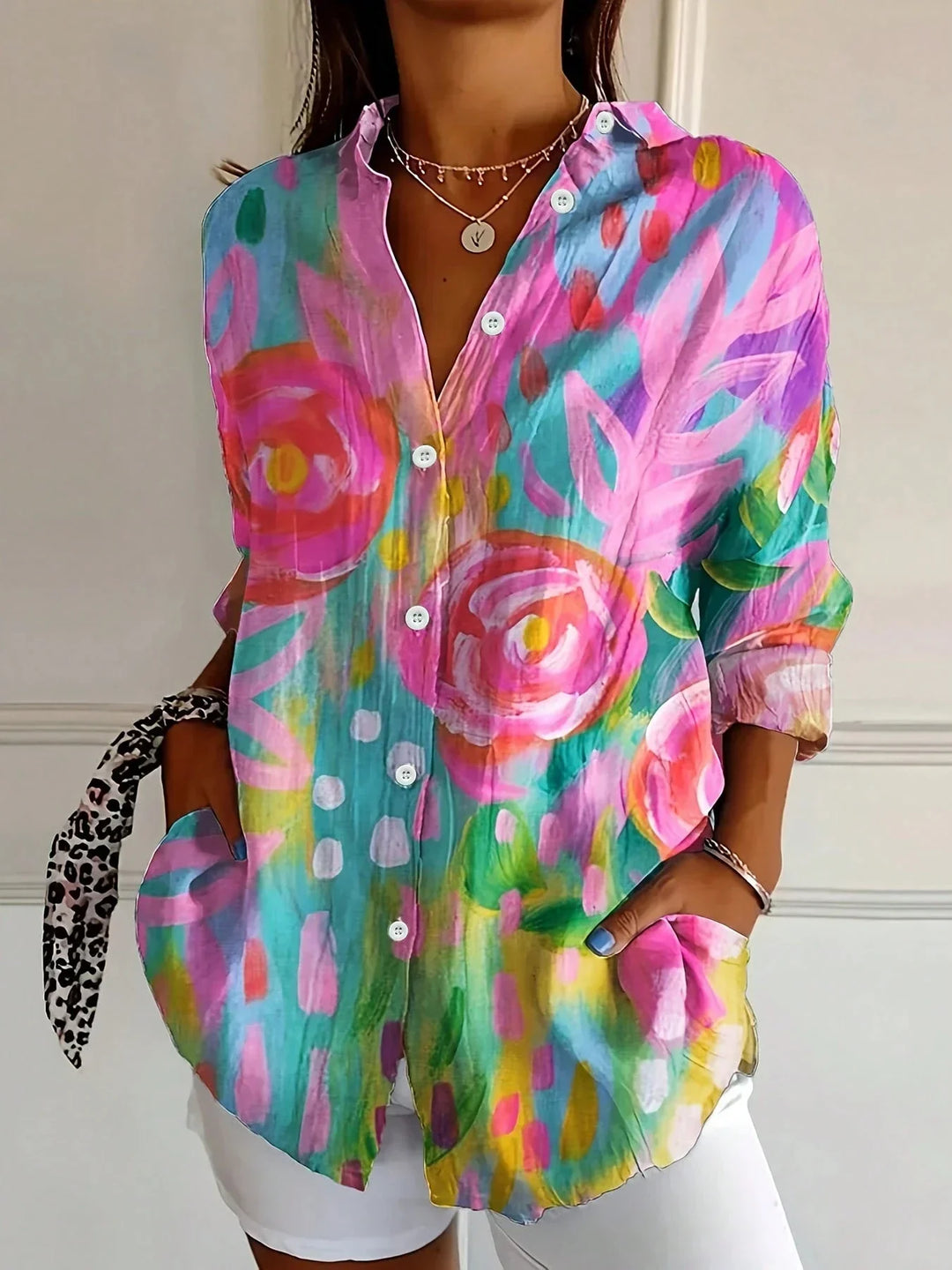Terri™ | Colorful Blouse with Playful Print - Freya Kobenhavn
