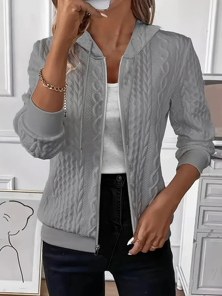 Lena™ | Hættetrøje med Lynlås - Freya Kobenhavn