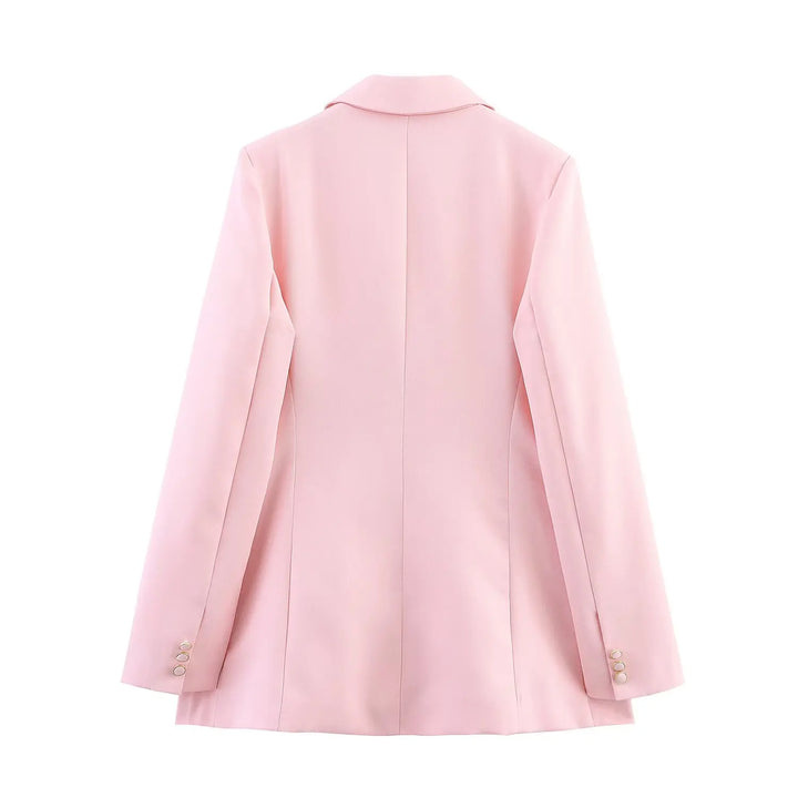 Nikoline | Elegant Formelt Sæt med Skræddersyet Lang Blazer til Dame - Freya Kobenhavn