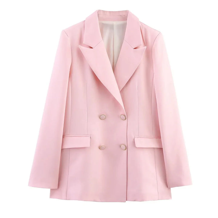 Nikoline | Elegant Formelt Sæt med Skræddersyet Lang Blazer til Dame - Freya Kobenhavn