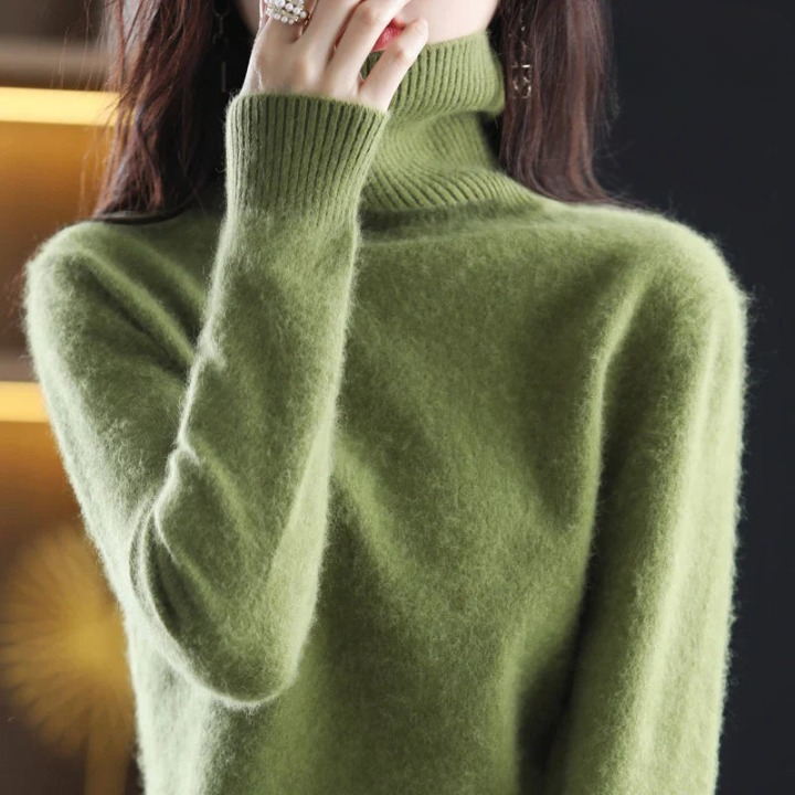 Grethe™ | Stilfuld Rullekrave Sweater - Freya Kobenhavn