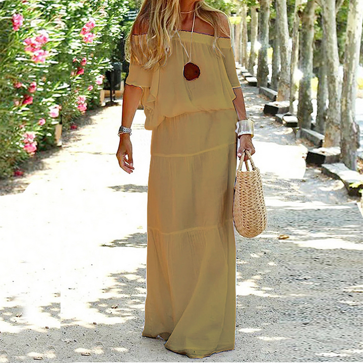 Alina | Stilfuld Off-Shoulder Sommerkjole - Freya Kobenhavn