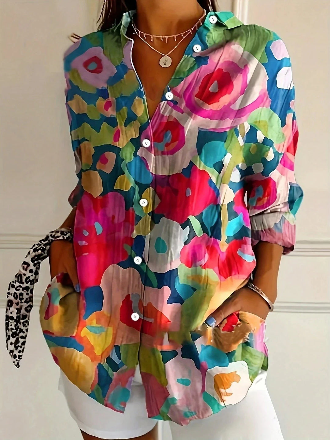 Terri™ | Colorful Blouse with Playful Print - Freya Kobenhavn