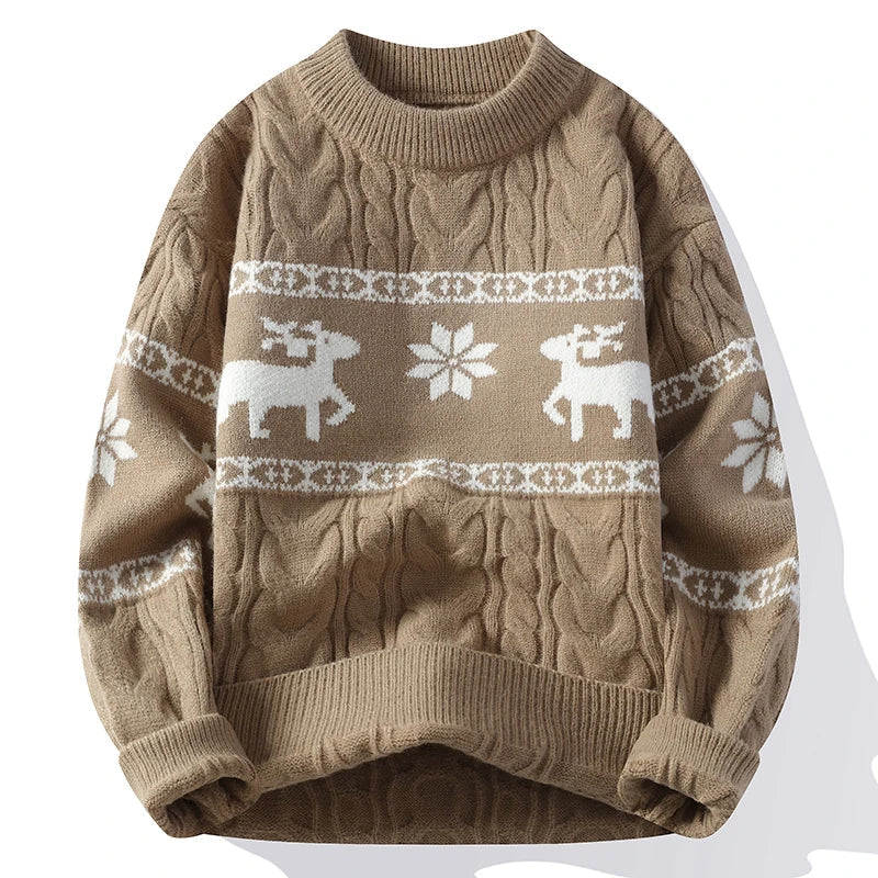 Agnes | Stilfuld og behagelig vinterjulesweater med rensdyr - Freya Kobenhavn