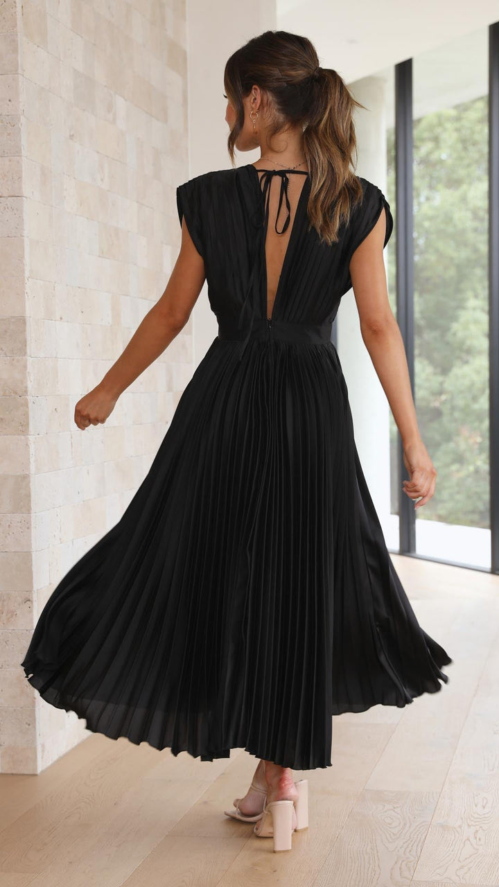 Maria™ | Elegant Pleated Maxi Dress - Freya Kobenhavn