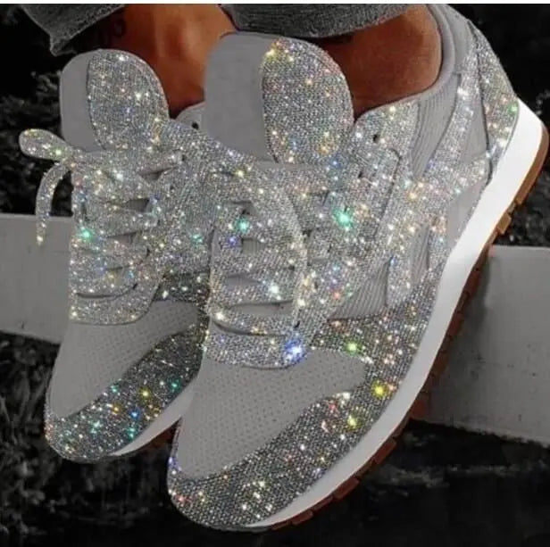 Ellinor | Stilfulde Og Komfortable Glitrende Sneakers - Freya Kobenhavn