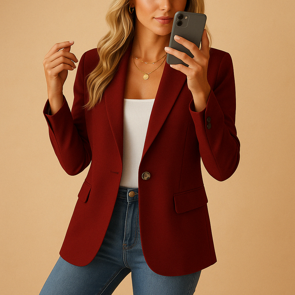 Tuva | Elegant Dame Forårs Klassisk Blazer