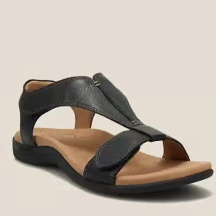 Britta | Komfortable Sorte Sandaler