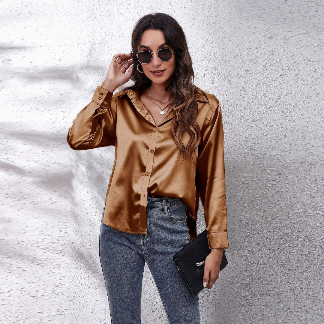 Cornelia | Elegant Og Stilfuld Figursyet Bluse