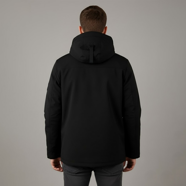 Jon | Herres vandtætte ski-vinterjakke med hætte til udendørsbrug - Freya Kobenhavn