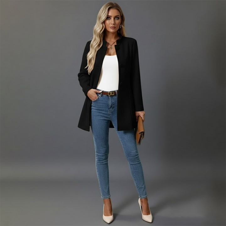 Hanna | Kvinders vinterfrakke med knapper - Freya Kobenhavn