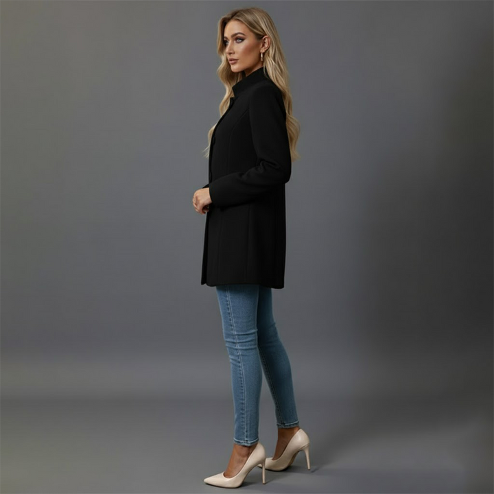 Hanna | Kvinders vinterfrakke med knapper - Freya Kobenhavn