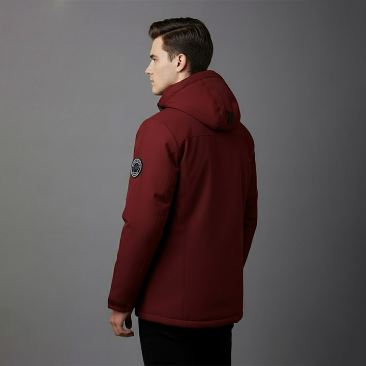 Jon | Herres vandtætte ski-vinterjakke med hætte til udendørsbrug - Freya Kobenhavn