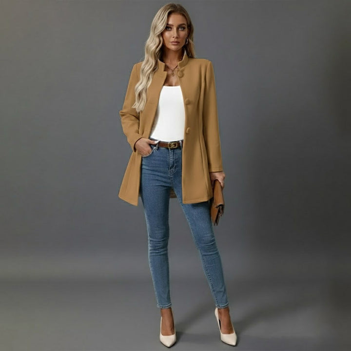 Hanna | Kvinders vinterfrakke med knapper - Freya Kobenhavn