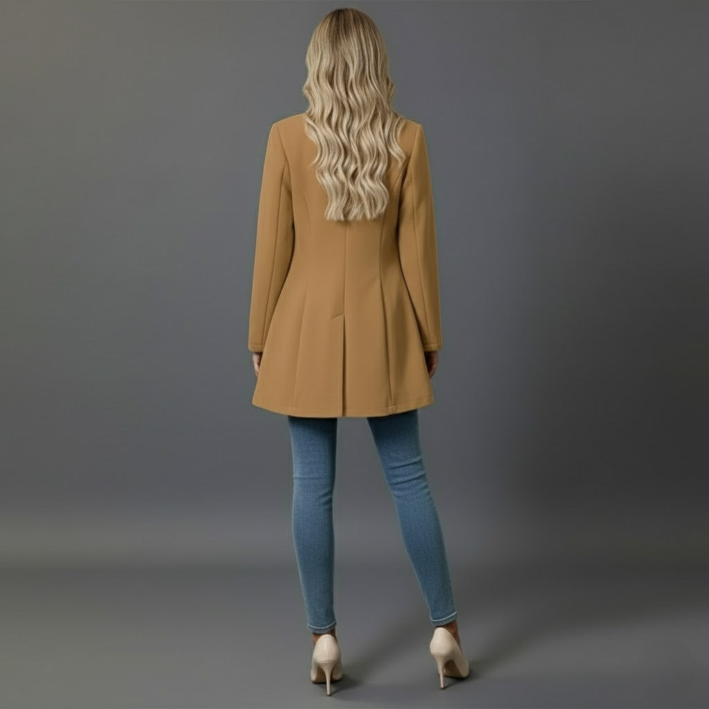 Hanna | Kvinders vinterfrakke med knapper - Freya Kobenhavn