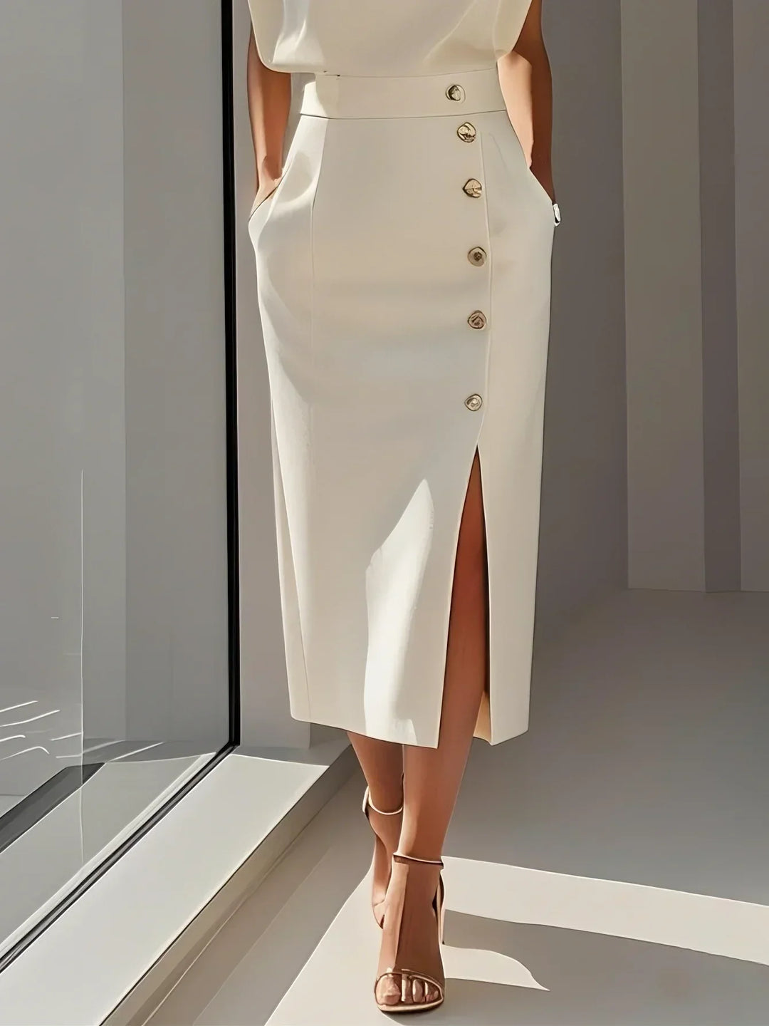 Aspen™ | Effortless Charm Midi Dress - Freya Kobenhavn