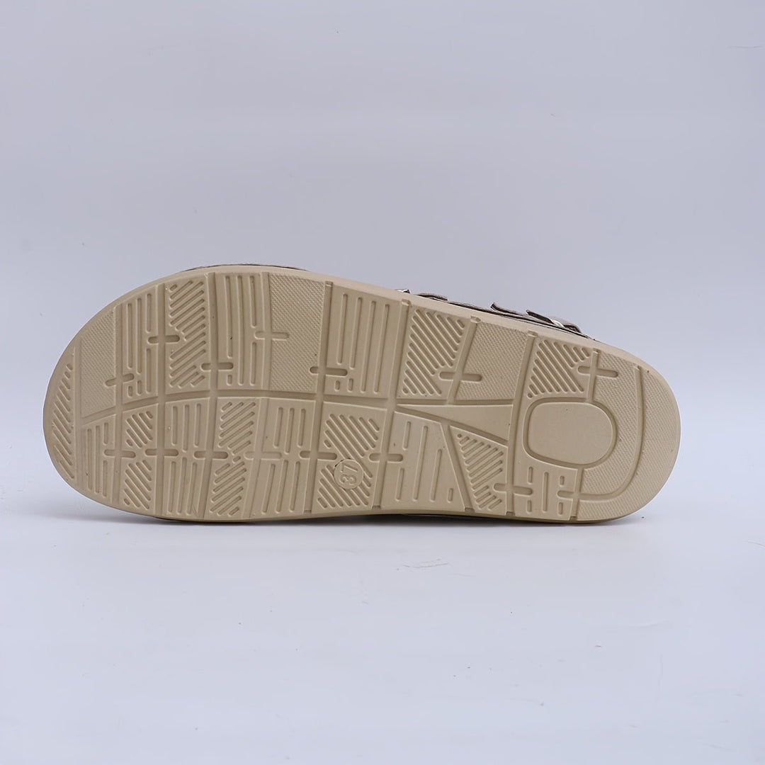 Cross-Strap Sandaler Dame Polstret Komfort Fleksible