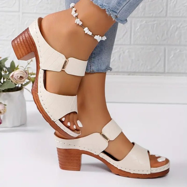 Dame Ortopædiske Blokchunky Memory Foam Sandaler