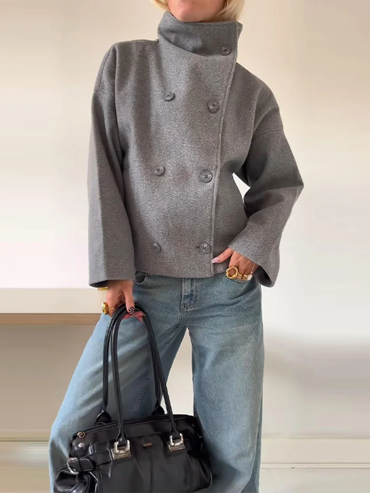 Salome | Dame Vinter Oversized Jakke med Knapper