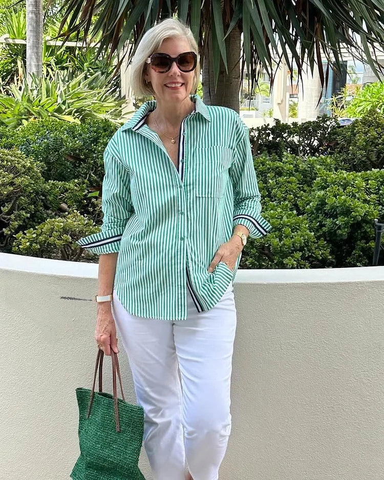 Margrit | Stilfuld og Casual Skjorte med Knapper - Freya Kobenhavn