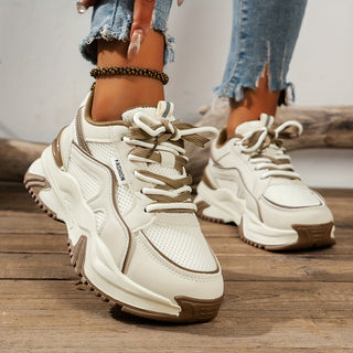 Henriette | Dame Chunky Sneakers med Mesh og Gummisål - Freya Kobenhavn