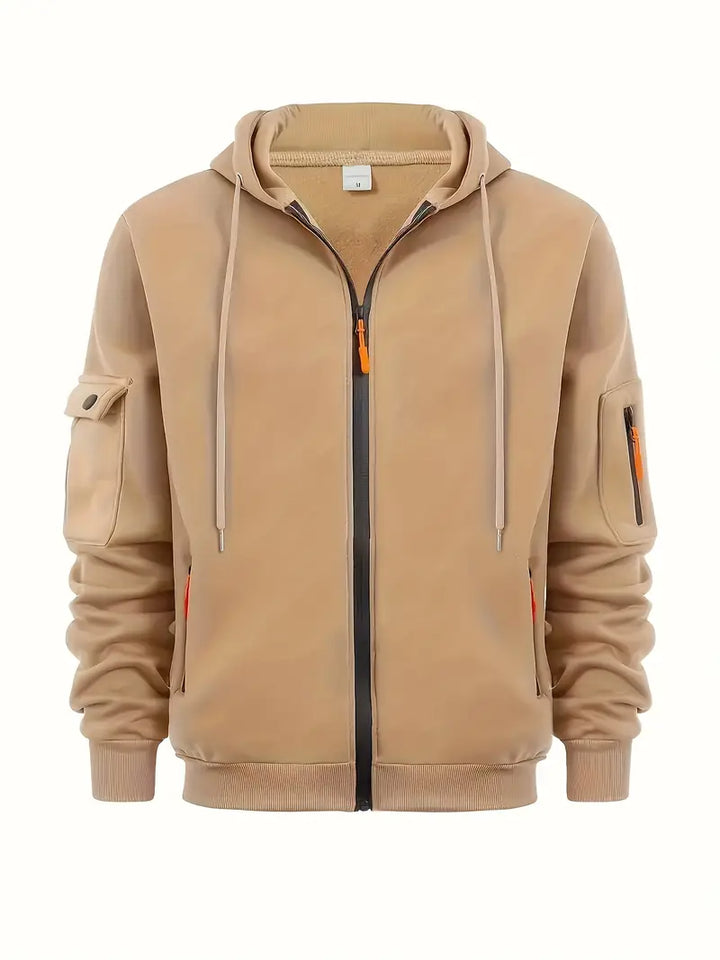 Robert | Herrernes Moderne Hel-zip Hoodie med Lommer - Freya Kobenhavn