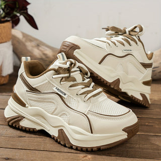 Henriette | Dame Chunky Sneakers med Mesh og Gummisål - Freya Kobenhavn