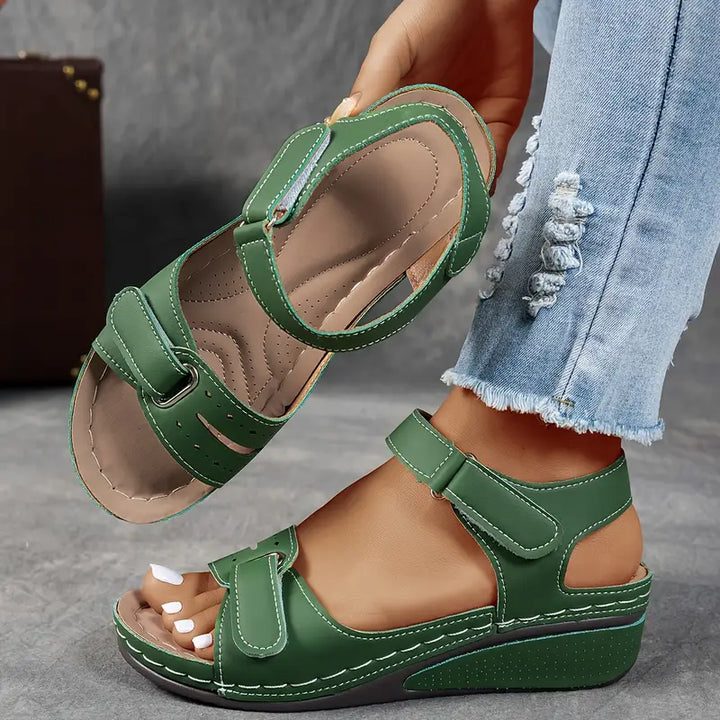 Nina™™ | Orthopedic Sandals with Wedge Heel - Freya Kobenhavn