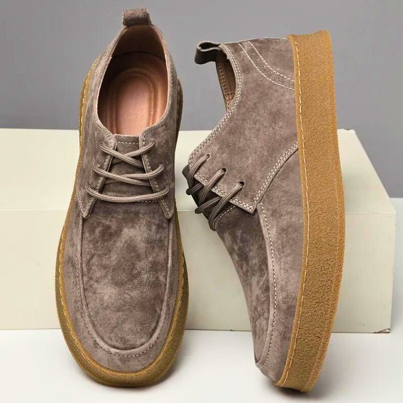 Eskild | Herre Vinter Faux Ruskind Snøresko til Casual Brug - Freya Kobenhavn